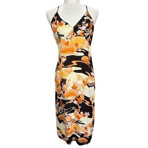 Superdry Midi Slip Dress Size 8 Special Edition Japanese Heritage Collection